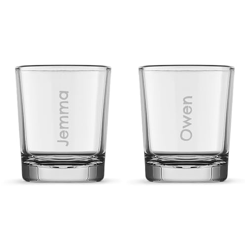 YourSurprise Personalisiertes Schnapsglas - Schnapsglas mit Namen oder Text (5CL) (2 Gläser) von your surprise