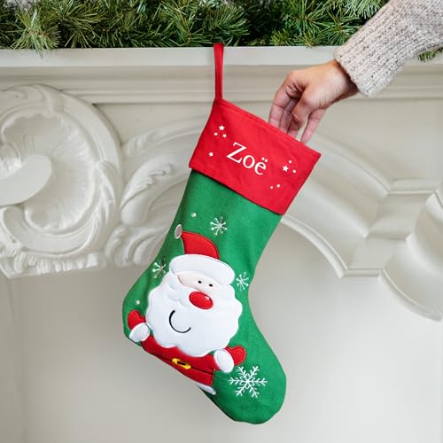 your surprise Weihnachtsstrumpf personalisiert - nikolausstrumpf personalisiert mit Namen (socken personalisiert) von your surprise