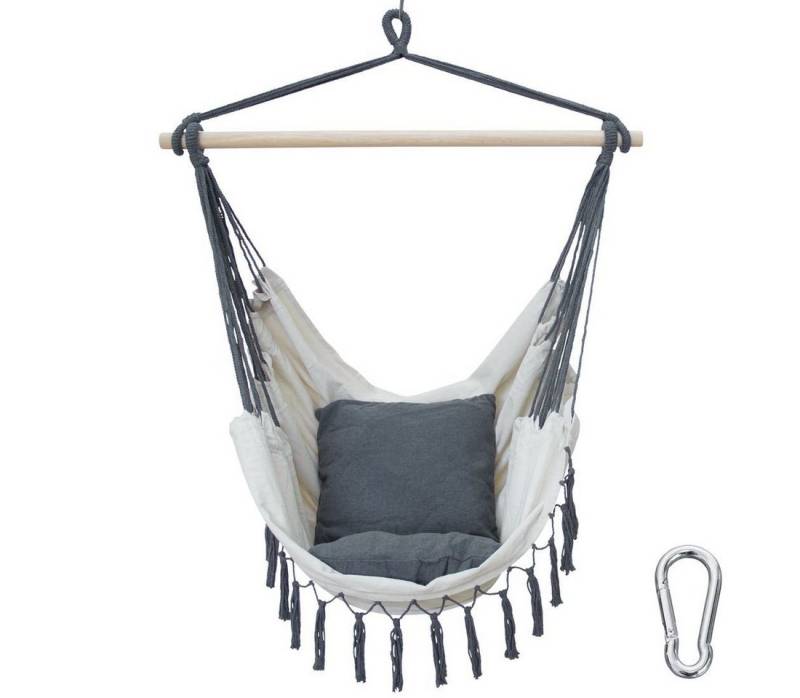 yourGEAR Hängestuhl Elba XL Hängesessel 2 Kissen Sitz-Hängematte 240kg Hängeschaukel 360° yourGEAR Hängestuhl Elba XL Hängesessel 2 Kissen Sitz-Hängematte 240kg Hängeschaukel 360° von yourGEAR