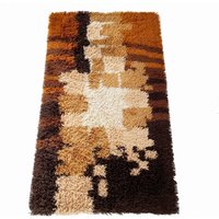 Fantastic 1970S Modernist Multi-Color High Pile Rya Rug By Desso, Netherlands | Mid Century Modern Eames Era 70S Pop Art Shag Loft Mod Rug von yourhomeplus