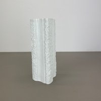 Op Art Vase Porcelain Heinrich Fuchs For Hutschenreuther Germany 70S | Bisquit Op Danish Modern Art Deco von yourhomeplus