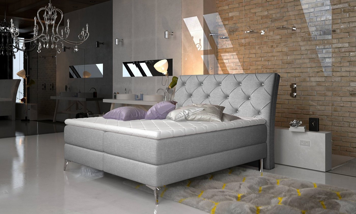 yourhouse24 Boxspringbett Adel Designerbett Hotelbett mit Zwei Bettkasten Kontinentales Bett yourhouse24 Boxspringbett Adel Designerbett Hotelbett mit Zwei Bettkasten Kontinentales Bett von yourhouse24