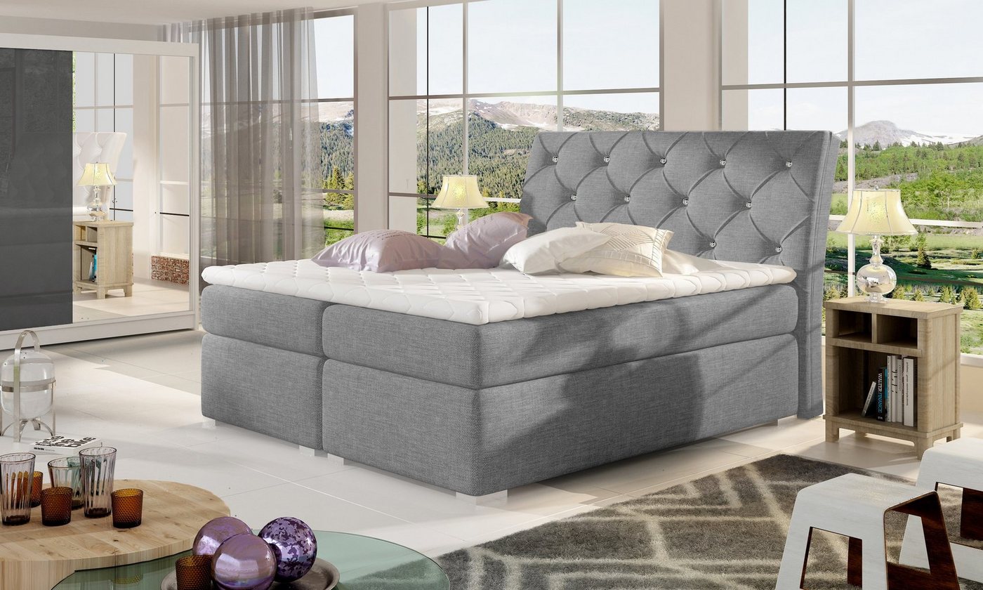 yourhouse24 Boxspringbett BALVIN Designerbett Hotelbett mit Bettkasten Kontinentales Bett yourhouse24 Boxspringbett BALVIN Designerbett Hotelbett mit Bettkasten Kontinentales Bett von yourhouse24