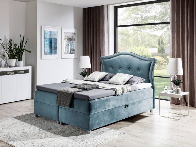 yourhouse24 Boxspringbett Berni mit 2 Bettkästen, Doppelbett mit Bonell-Matratze + Topper yourhouse24 Boxspringbett Berni mit 2 Bettkästen, Doppelbett mit Bonell-Matratze + Topper von yourhouse24