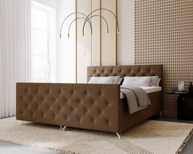 yourhouse24 Boxspringbett Guliette Lux mit 2 Bettkästen, Doppelbett mit Bonell-Matratze + Topper yourhouse24 Boxspringbett Guliette Lux mit 2 Bettkästen, Doppelbett mit Bonell-Matratze + Topper von yourhouse24