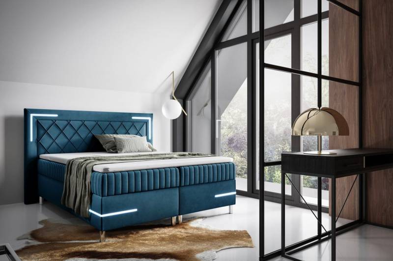 yourhouse24 Boxspringbett Tango 4 mit 2 Bettkästen, Doppelbett mit Bonell-Matratze + Topper yourhouse24 Boxspringbett Tango 4 mit 2 Bettkästen, Doppelbett mit Bonell-Matratze + Topper von yourhouse24