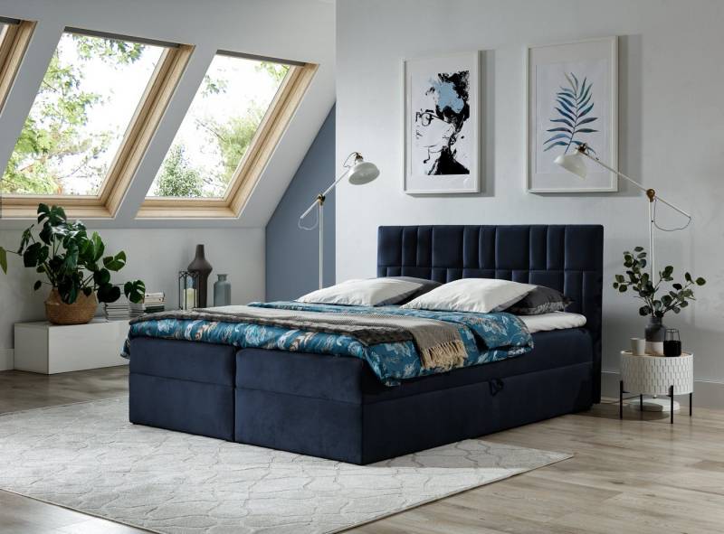 yourhouse24 Boxspringbett Tony mit 2 Bettkästen, Doppelbett mit Bonell-Matratze + Topper yourhouse24 Boxspringbett Tony mit 2 Bettkästen, Doppelbett mit Bonell-Matratze + Topper von yourhouse24