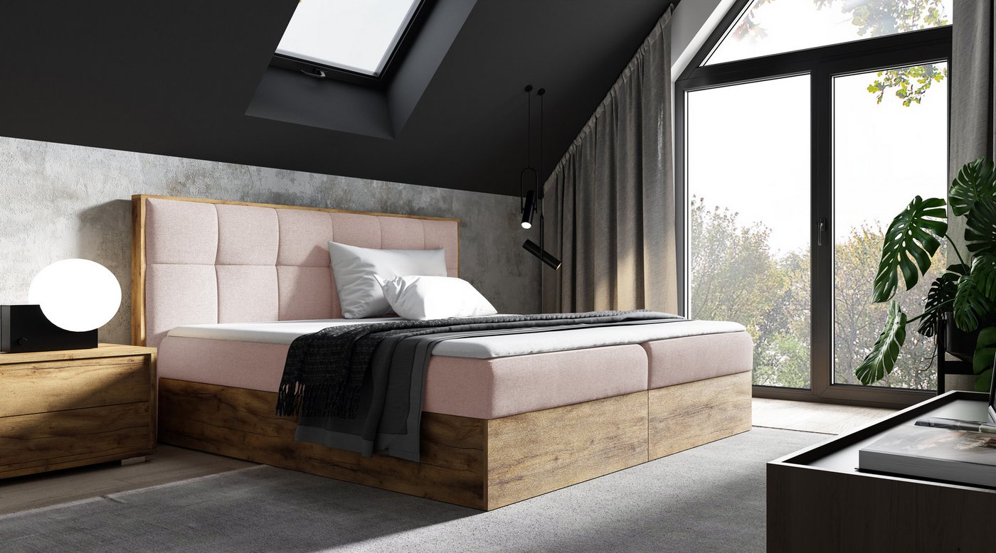 yourhouse24 Boxspringbett Wood VIII Hotelbett Mit Zwei Bettkasten Kontinentales yourhouse24 Boxspringbett Wood VIII Hotelbett Mit Zwei Bettkasten Kontinentales von yourhouse24