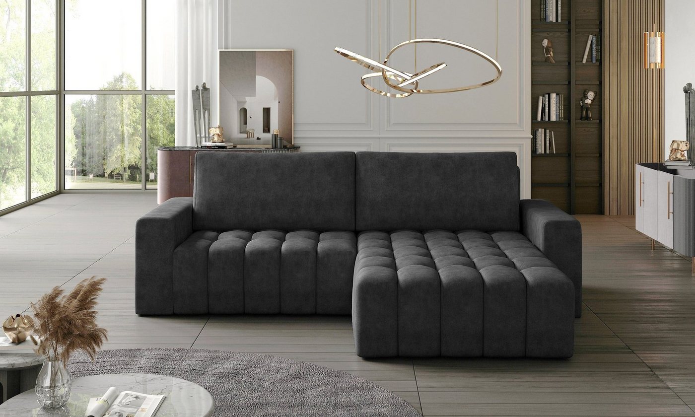 yourhouse24 Ecksofa Bonett mit Schlaffunktion und Bettkasten von yourhouse24