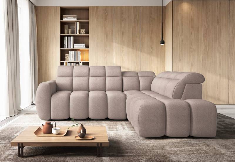 yourhouse24 Ecksofa Falconn Ecksofa L-Form, mit Schlaffunktion und Bettkasten von yourhouse24