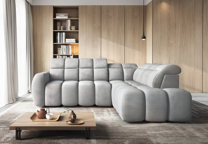 yourhouse24 Ecksofa Falconn Ecksofa L-Form, mit Schlaffunktion und Bettkasten von yourhouse24