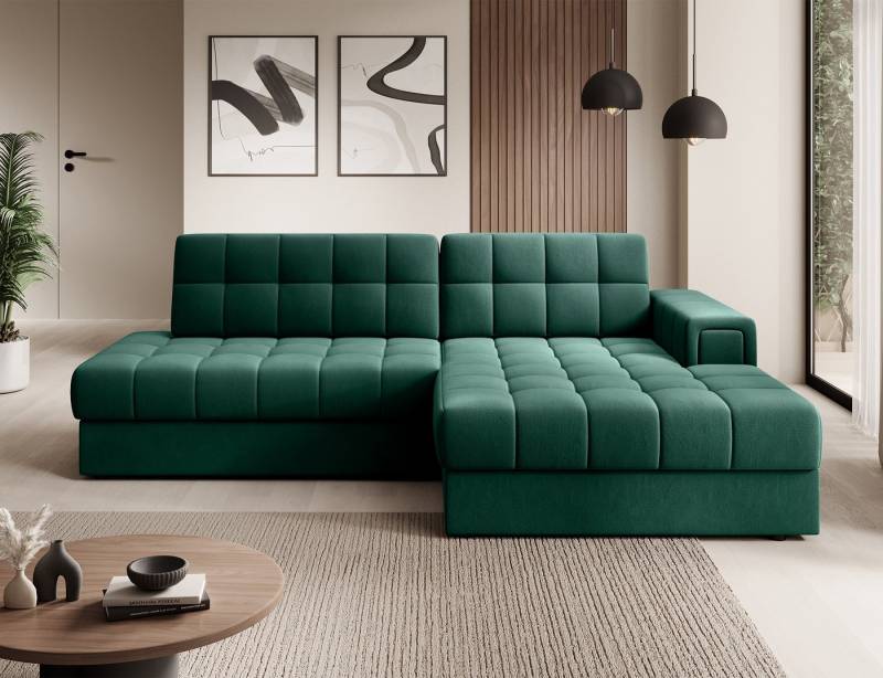 yourhouse24 Ecksofa L-Form Blezalt mit Schlaffunktion und Bettkasten von yourhouse24
