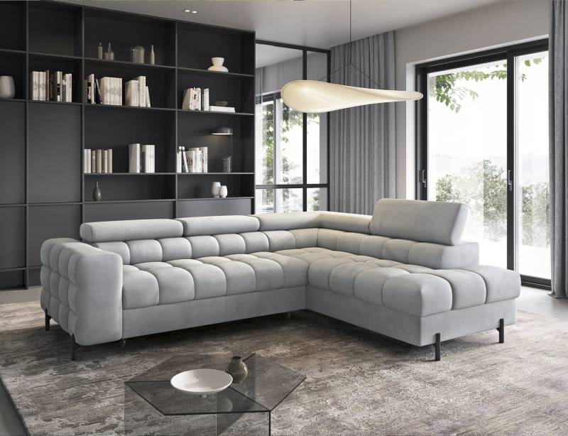 yourhouse24 Ecksofa L-Form FERUCCE Ecksofa mit Schlaffunktion, mit Relaxfunktion von yourhouse24