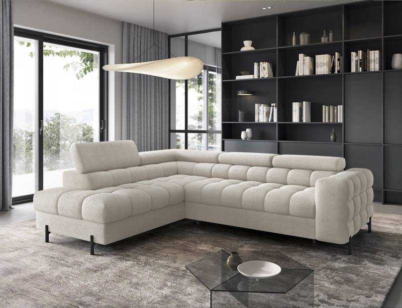 yourhouse24 Ecksofa L-Form FERUCCE Ecksofa mit Schlaffunktion, mit Relaxfunktion von yourhouse24