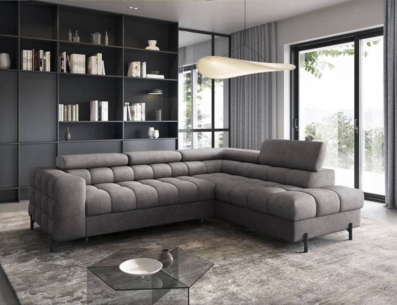 yourhouse24 Ecksofa L-Form FERUCCE Ecksofa mit Schlaffunktion von yourhouse24