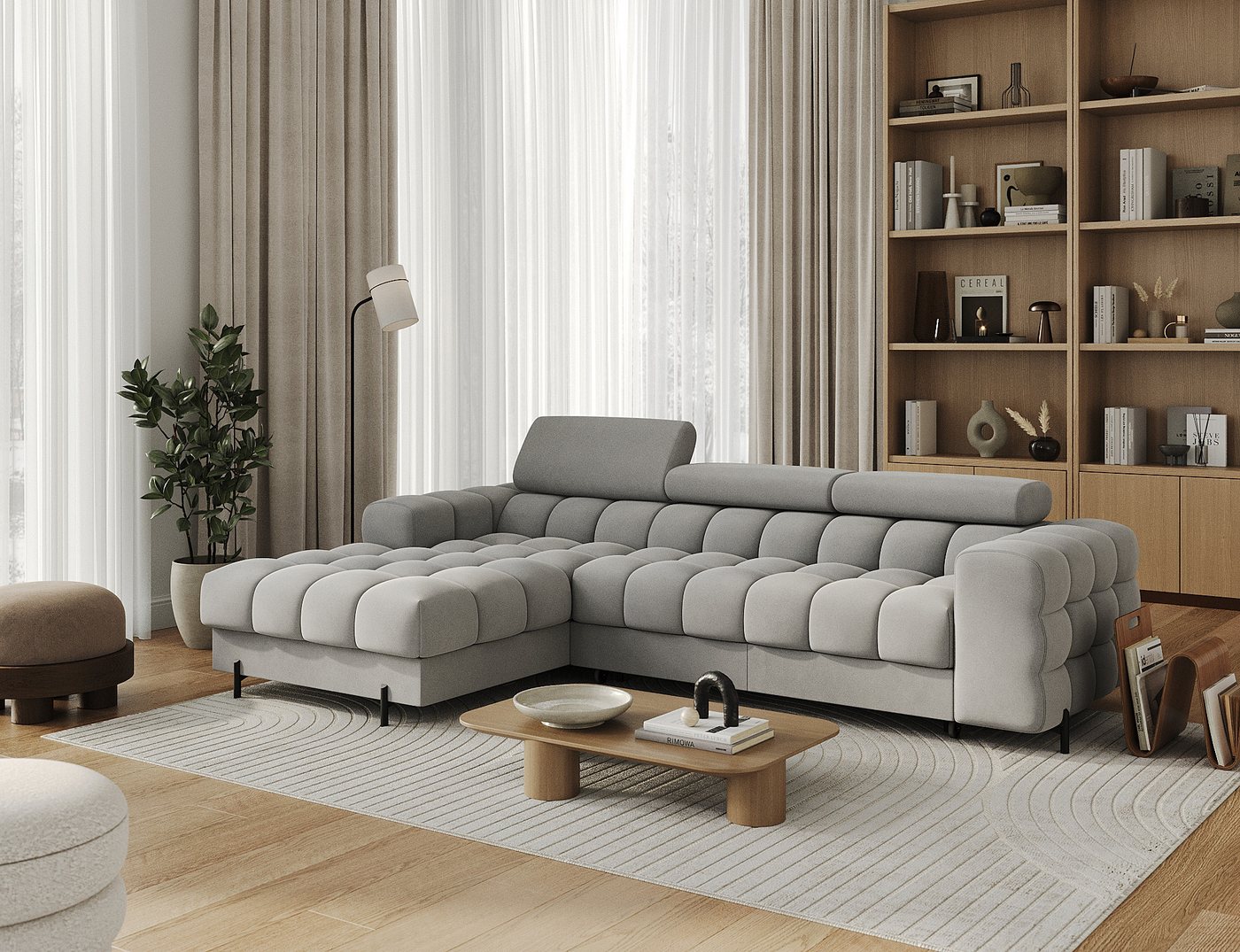 yourhouse24 Ecksofa L-Form Felro mit Schlaffunktion und Bettkasten Elektrisch yourhouse24 Ecksofa L-Form Felro mit Schlaffunktion und Bettkasten Elektrisch von yourhouse24