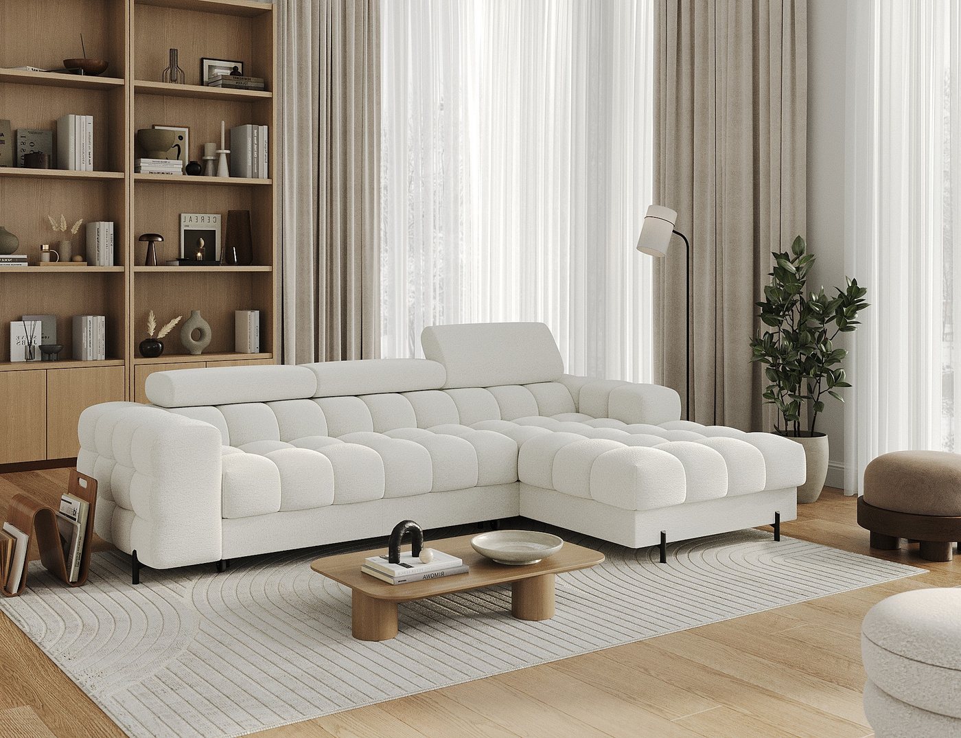 yourhouse24 Ecksofa L-Form Felro mit Schlaffunktion und Bettkasten Elektrisch yourhouse24 Ecksofa L-Form Felro mit Schlaffunktion und Bettkasten Elektrisch von yourhouse24