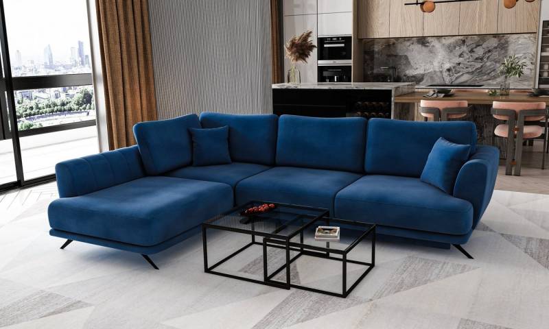 yourhouse24 Ecksofa Larde mit Schlaffunktion und Bettkasten von yourhouse24