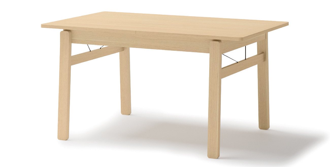 yourhouse24 Esstisch Tisch PLOT PT-01 Rechteckiger Klapptisch Eiche dunkel/ Eiche Hell (ausklappbar Tisch), ausklappbar von yourhouse24