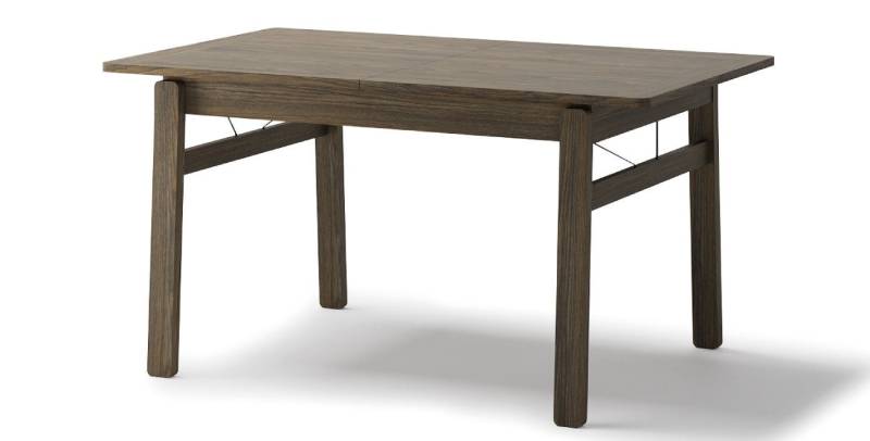 yourhouse24 Esstisch Tisch PLOT PT-01 Rechteckiger Klapptisch Eiche dunkel/ Eiche Hell (ausklappbar Tisch), ausklappbar von yourhouse24