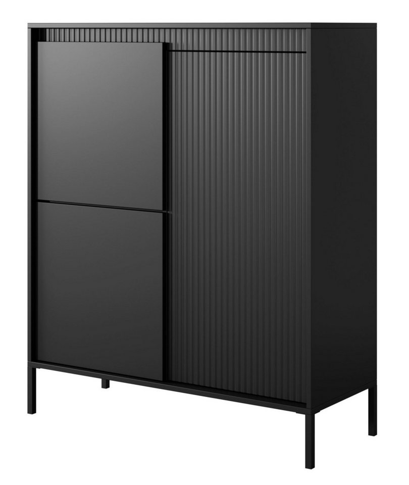 yourhouse24 Highboard SENSO Moderne Kommode mit Lamellen, Push to open Funktion yourhouse24 Highboard SENSO Moderne Kommode mit Lamellen, Push to open Funktion von yourhouse24