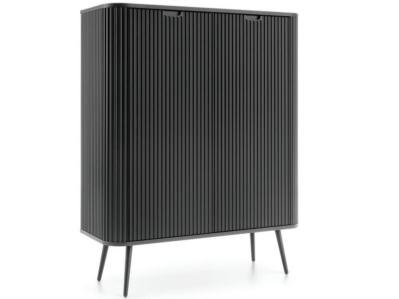 yourhouse24 Highboard Zova K-103 zweitürige Kommode, kanneliert, abgerundet von yourhouse24