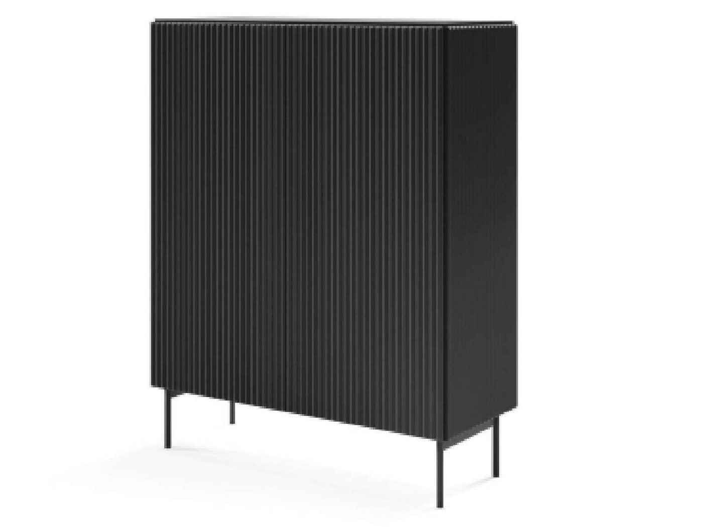 yourhouse24 Hochkommode Muti 2D 98x123x40 cm Kaschmir, Schwarz yourhouse24 Hochkommode Muti 2D 98x123x40 cm Kaschmir, Schwarz von yourhouse24