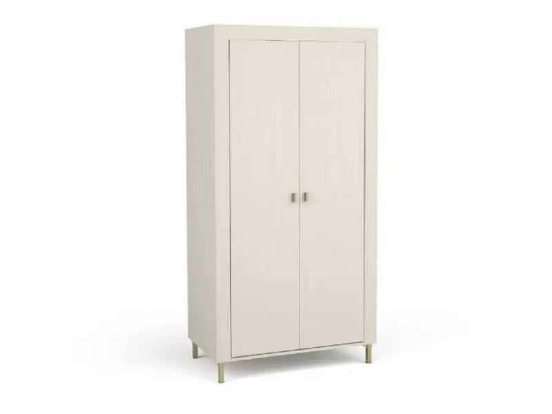 yourhouse24 Kleiderschrank Mossa MO1 Schwarz, Kaschmir, Weiß von yourhouse24