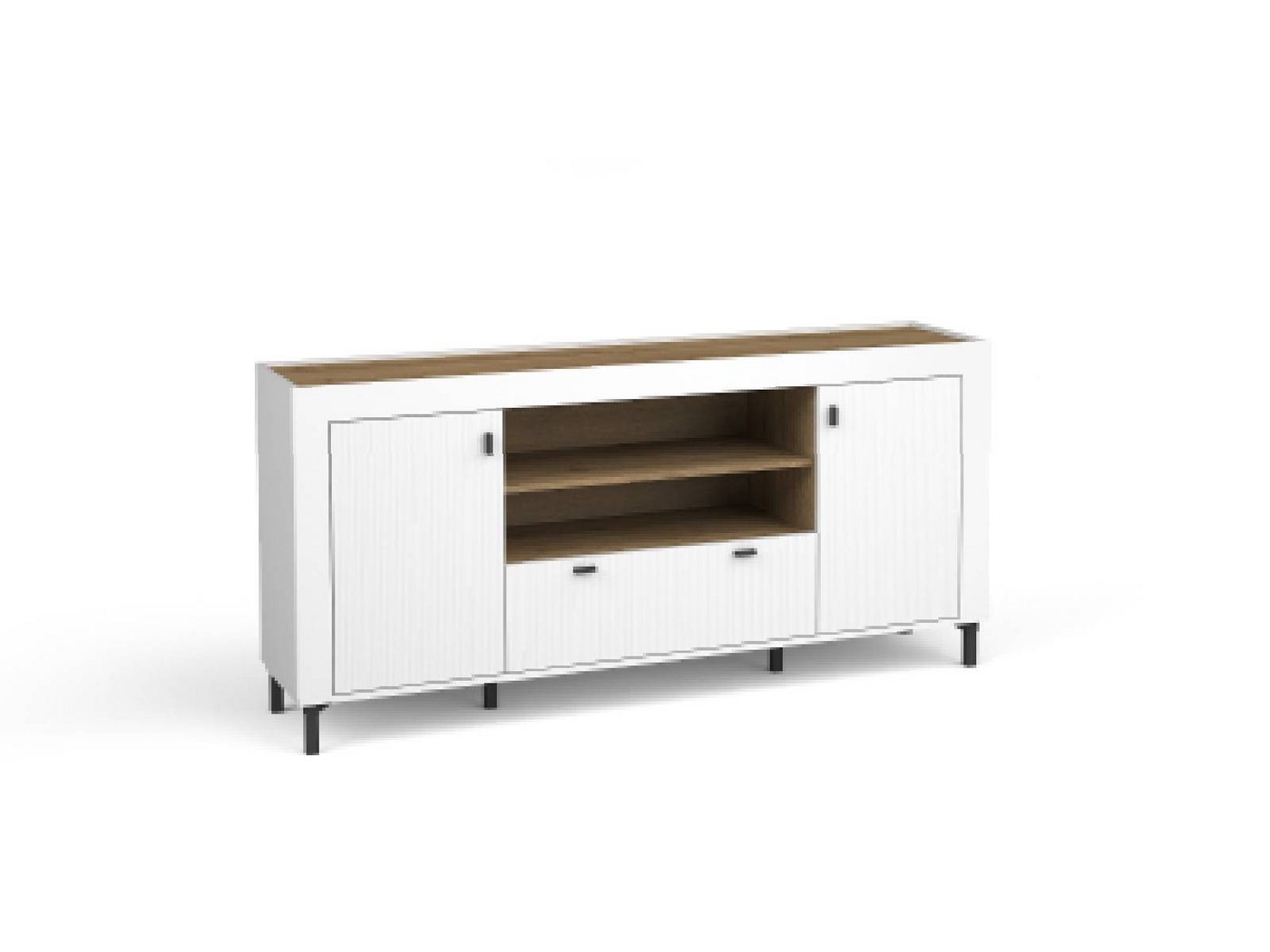 yourhouse24 Kommode Mossa MO7 mit elektrischem Kamin Weiß, Kaschmir, Schwarz yourhouse24 Kommode Mossa MO7 mit elektrischem Kamin Weiß, Kaschmir, Schwarz von yourhouse24