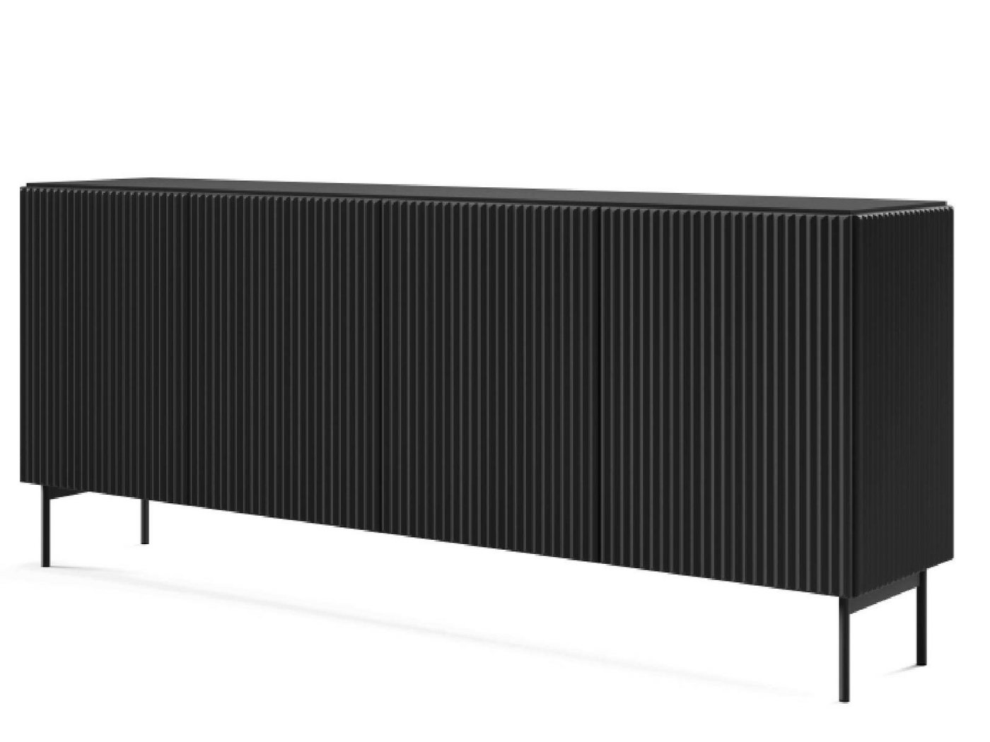 yourhouse24 Kommode Muti 4D 195x81x40 cm Kaschmir, Schwarz yourhouse24 Kommode Muti 4D 195x81x40 cm Kaschmir, Schwarz von yourhouse24