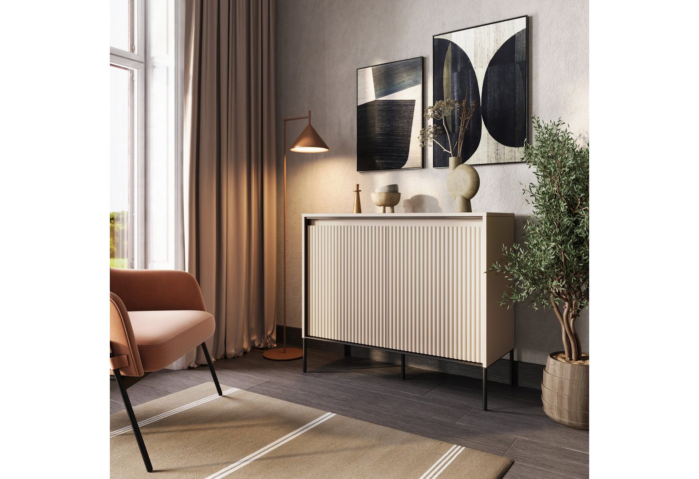 yourhouse24 Kommode TREND TR-02 mit dekorative Fräsungen und Soft-Close-Funktion von yourhouse24