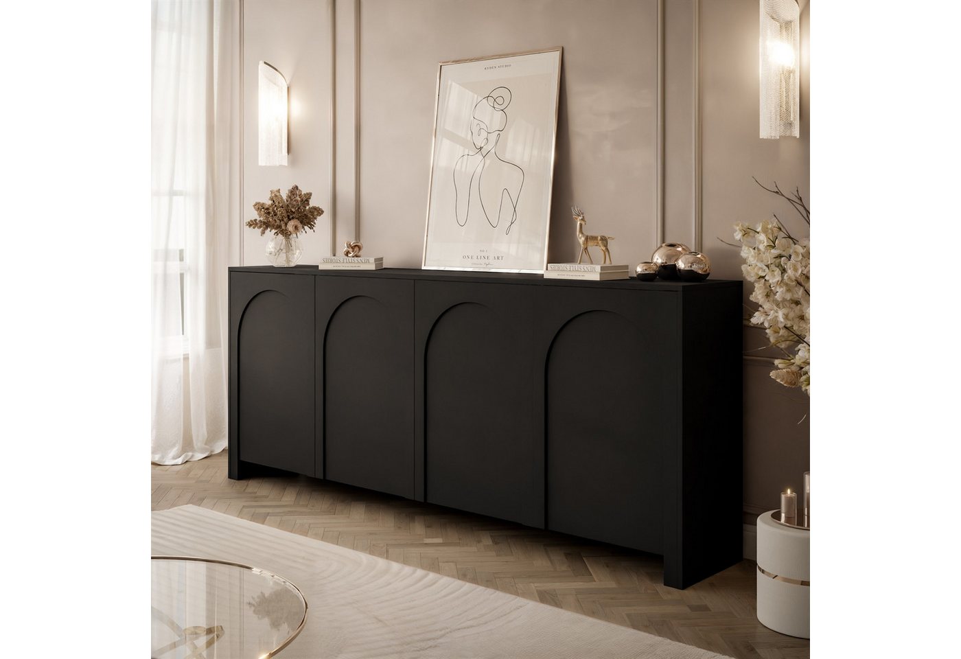 yourhouse24 Kommode mit 4 Türen ADRIANA von yourhouse24