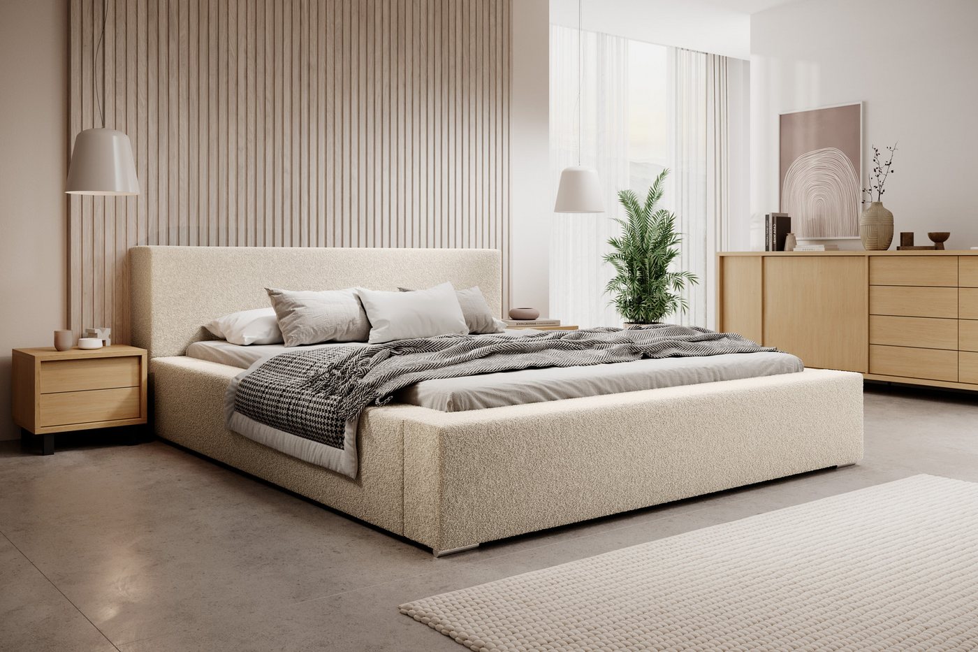 yourhouse24 Polsterbett Verona Doppelbett Bettgestell Lattenrost mit Bettkasten yourhouse24 Polsterbett Verona Doppelbett Bettgestell Lattenrost mit Bettkasten von yourhouse24