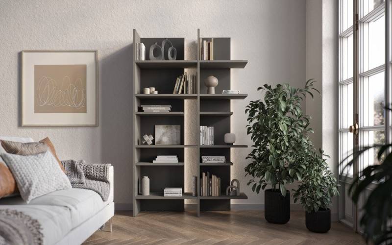 yourhouse24 Regal Linkes Regal mit LED-Beleuchtung FL-01L von yourhouse24
