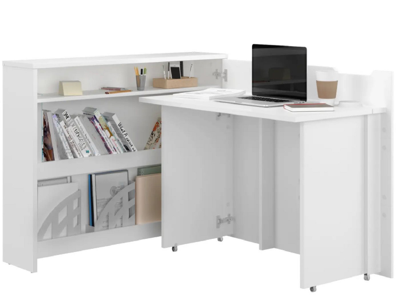 yourhouse24 Schreibtisch Multifunktions-Klappschreibtisch WORK CONCEPT (2-in-1-Kommode-Schreibtisch) von yourhouse24