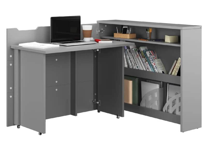 yourhouse24 Schreibtisch Multifunktions-Klappschreibtisch WORK CONCEPT (2-in-1-Kommode-Schreibtisch) von yourhouse24