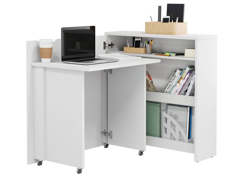 yourhouse24 Schreibtisch WORK CONCEPT SLIM ausklappbarer Klappschreibtisch (1 Tisch), Breite 90 cm von yourhouse24