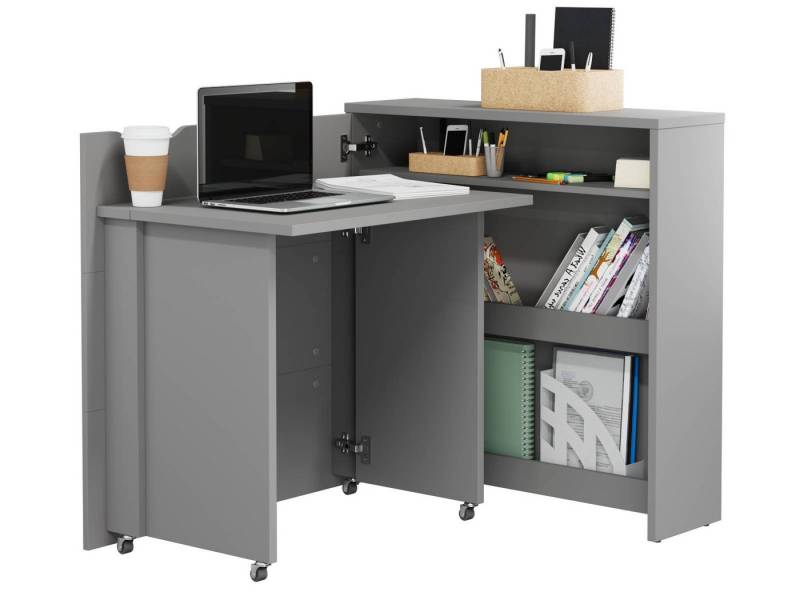 yourhouse24 Schreibtisch WORK CONCEPT SLIM ausklappbarer Klappschreibtisch (1 Tisch), Breite 90 cm von yourhouse24