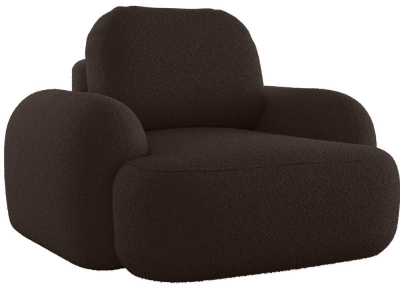 yourhouse24 Sessel Molly Boucle (Einzelsessel), Frei im Raum stellbar von yourhouse24