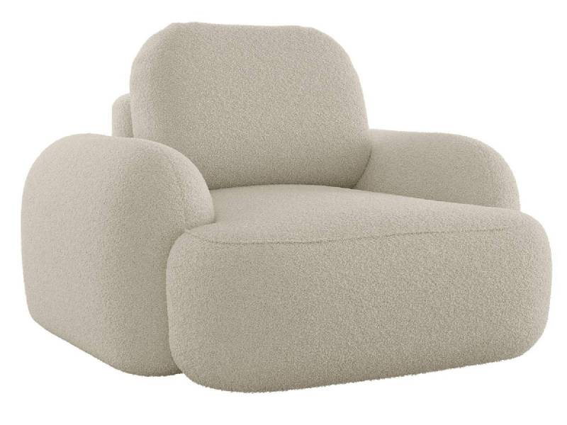 yourhouse24 Sessel Molly Boucle (Einzelsessel), Frei im Raum stellbar von yourhouse24