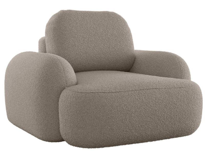 yourhouse24 Sessel Molly Boucle (Einzelsessel), Frei im Raum stellbar von yourhouse24