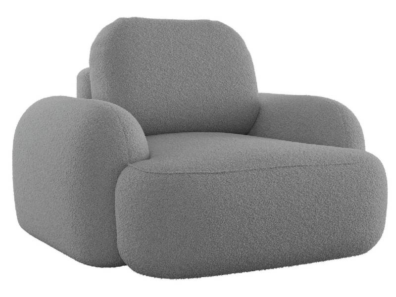 yourhouse24 Sessel Molly Boucle (Einzelsessel), Frei im Raum stellbar von yourhouse24