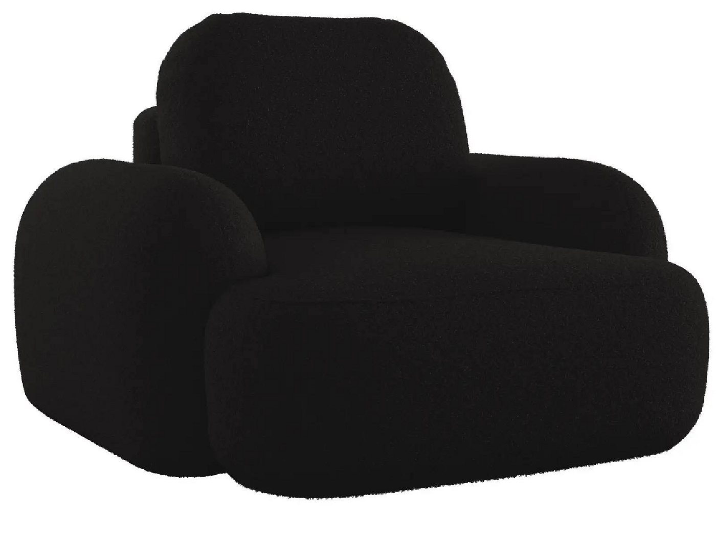 yourhouse24 Sessel Molly Boucle (Einzelsessel), Frei im Raum stellbar von yourhouse24