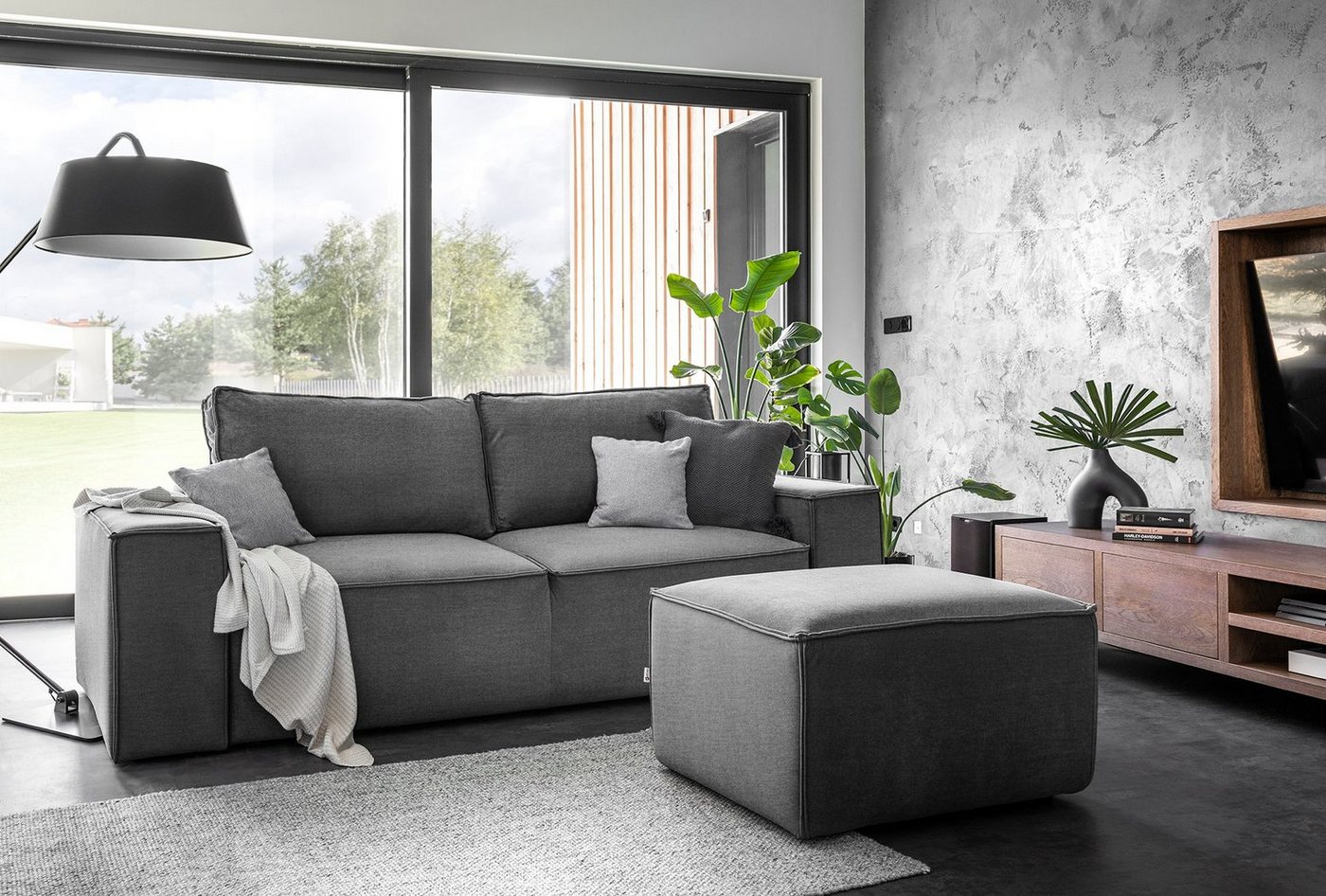 yourhouse24 Sofa Silla Schlafcouch Wohnzimmer Schlaffunktion Bettkasten Couch von yourhouse24