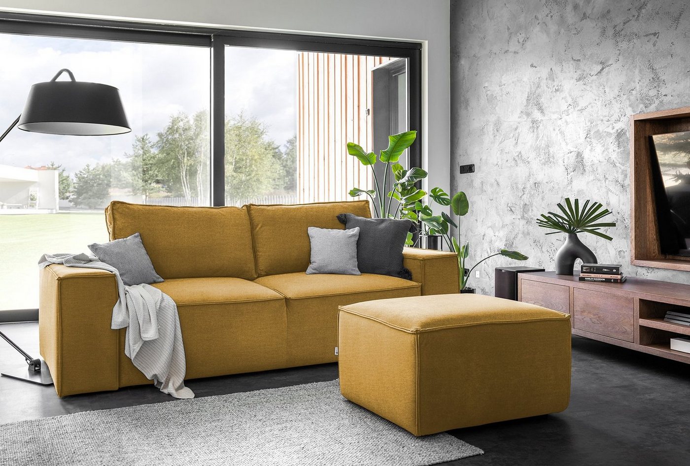 yourhouse24 Sofa Silla Schlafcouch Wohnzimmer Schlaffunktion Bettkasten Couch von yourhouse24