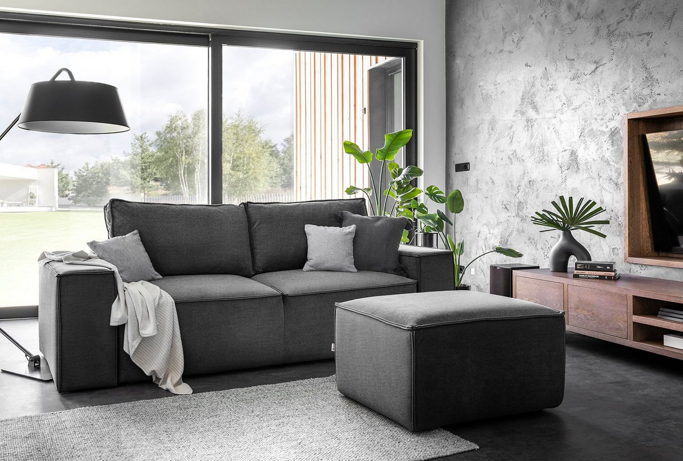 yourhouse24 Sofa Silla Schlafcouch Wohnzimmer Schlaffunktion Bettkasten Couch von yourhouse24