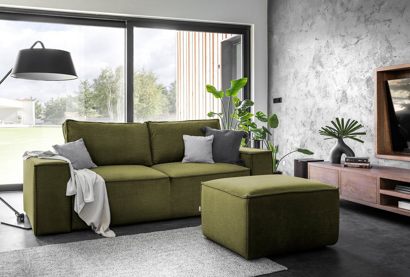 yourhouse24 Sofa Silla Schlafcouch Wohnzimmer Schlaffunktion Bettkasten Couch von yourhouse24