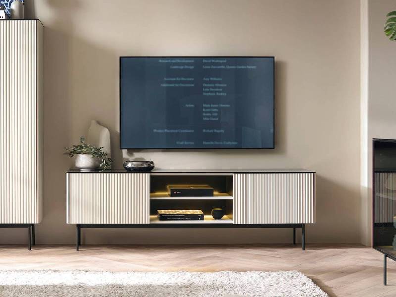 yourhouse24 TV-Schrank TV-Lowboard ORTA RTV-180, Kaschmir/ Eiche Vicenza yourhouse24 TV-Schrank TV-Lowboard ORTA RTV-180, Kaschmir/ Eiche Vicenza von yourhouse24