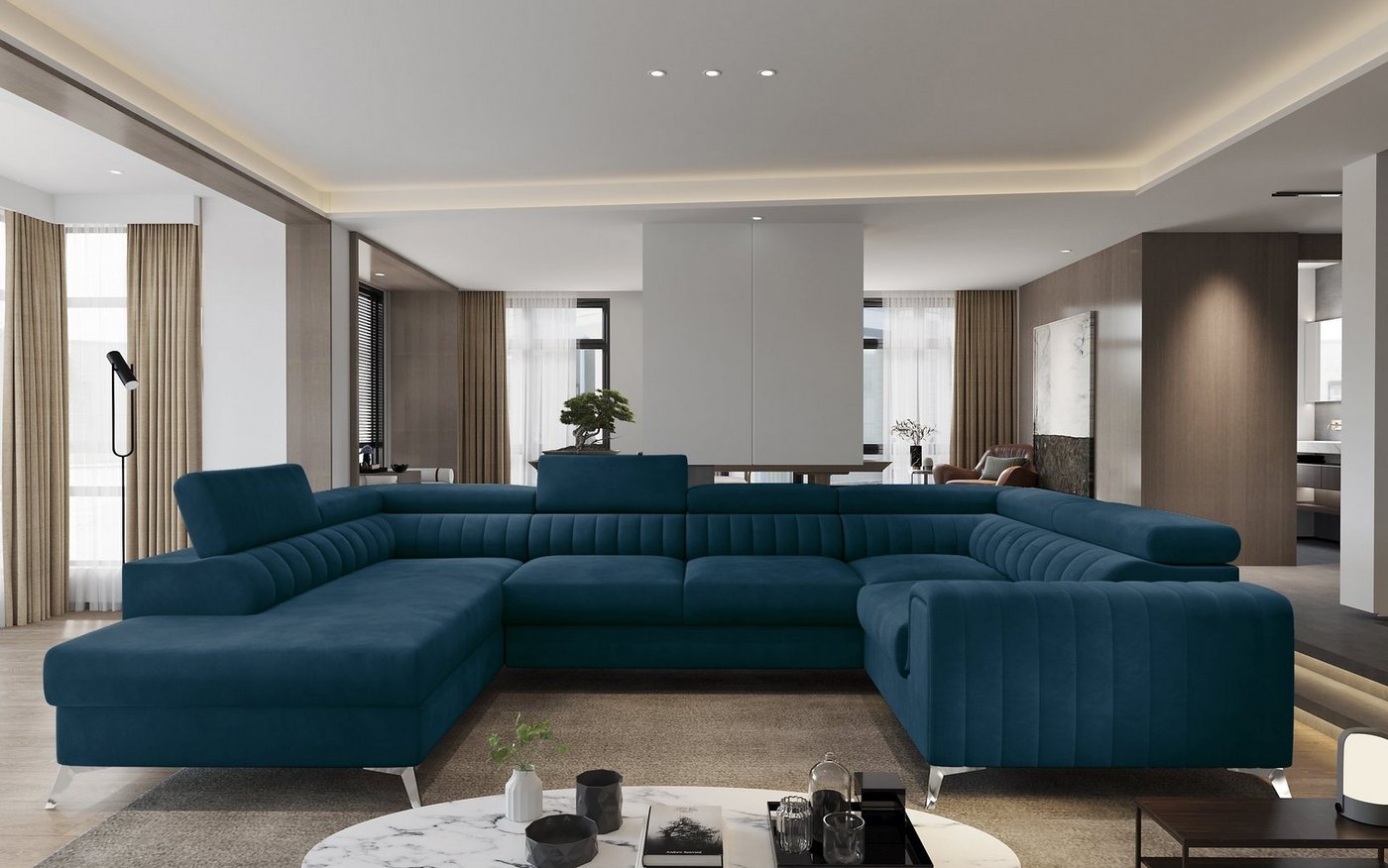 yourhouse24 Wohnlandschaft Louis mit Bettkasten und Schlaffunktion yourhouse24 Wohnlandschaft Louis mit Bettkasten und Schlaffunktion von yourhouse24