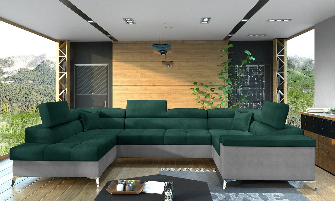 yourhouse24 Wohnlandschaft Thiago mit Bettkasten und Schlaffunktion von yourhouse24